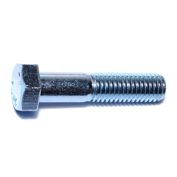 Midwest Fastener Grade 2, 1/2"-13 Hex Head Cap Screw, Zinc Plated Steel, 2-1/4 in L, 50 PK 00103 - main